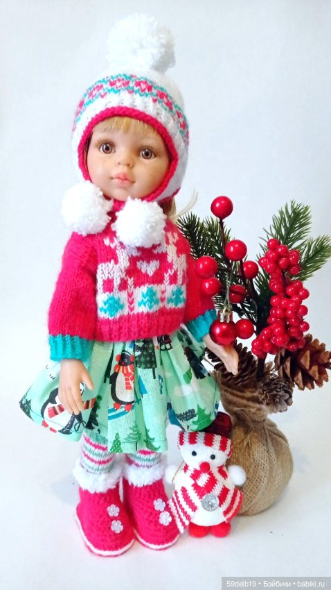 Какие цвета у Рождества — Одежда и обувь для кукол своими руками: фото