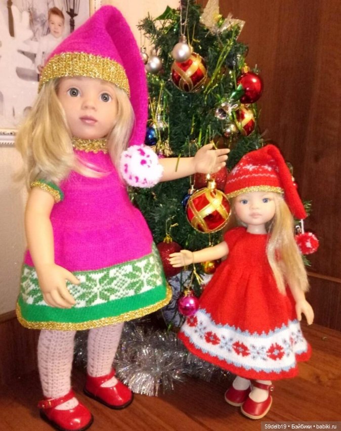 Какие цвета у Рождества — Одежда и обувь для кукол своими руками: фото (фото 7)