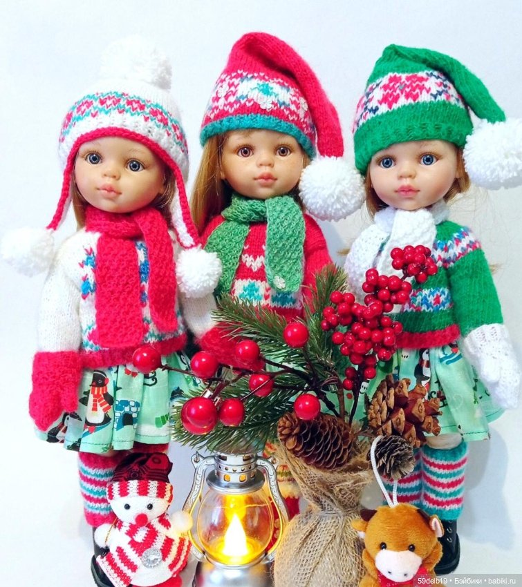 Какие цвета у Рождества — Одежда и обувь для кукол своими руками: фото