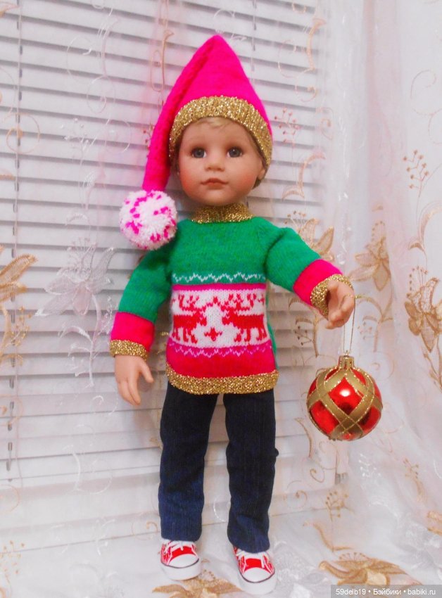 Какие цвета у Рождества — Одежда и обувь для кукол своими руками: фото (фото 6)