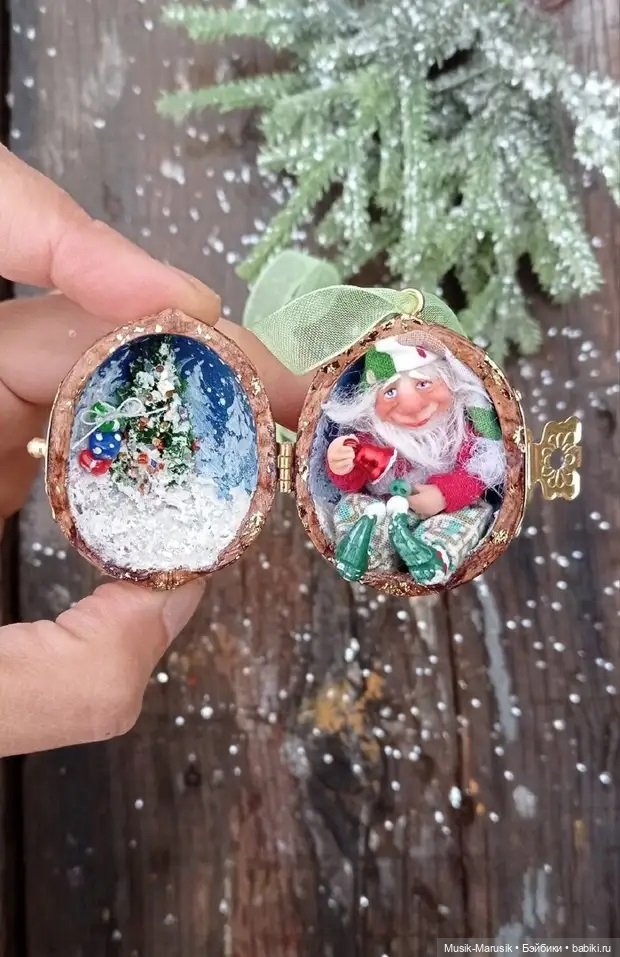 Потрясающие миниатюры в скорлупе грецкого ореха от Марии Чиковой