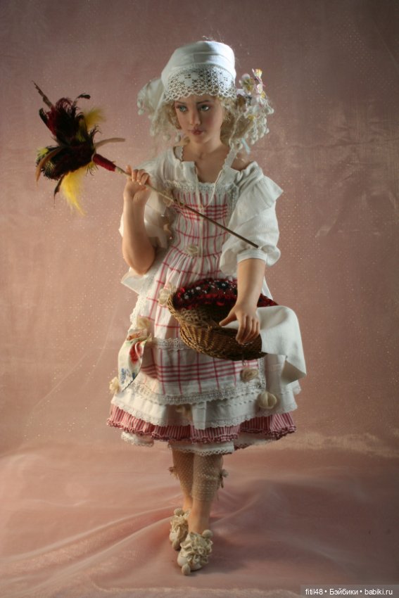 Моменты счастья, грусти и лукавства. Куклы Ротраут Шротт (фото 5)