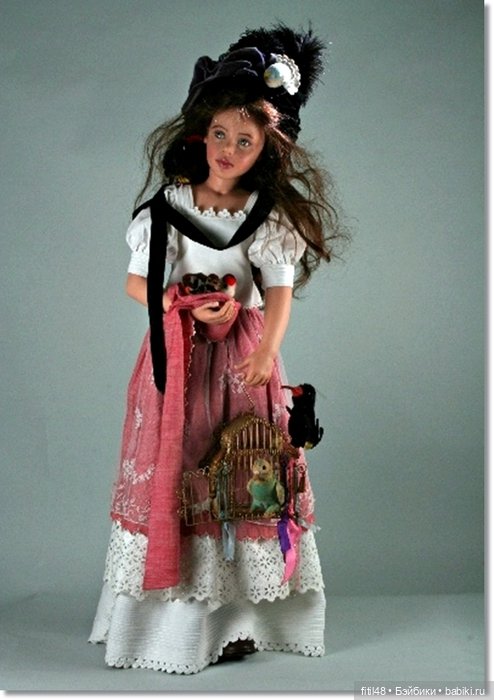 Моменты счастья, грусти и лукавства. Куклы Ротраут Шротт (фото 8)