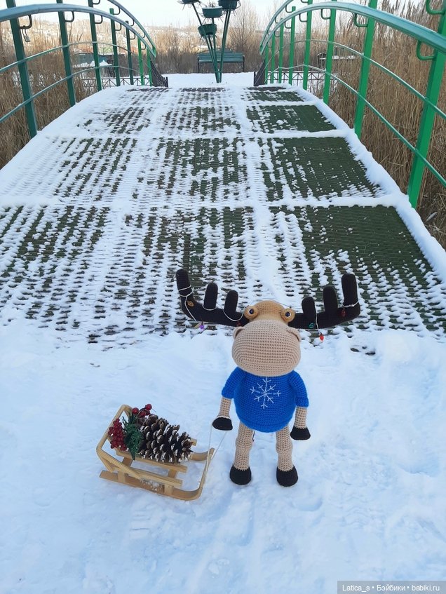 Лось Парфирий — Вязаные игрушки и амигуруми: крючком (фото 6)