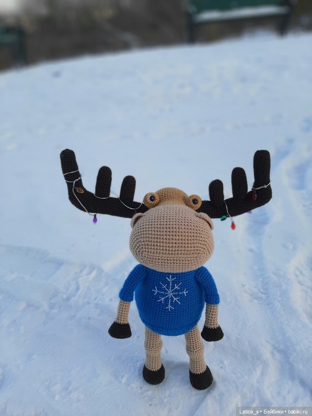 Лось Парфирий — Вязаные игрушки и амигуруми: крючком (фото 5)