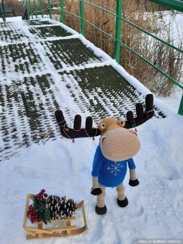 Лось Парфирий — Вязаные игрушки и амигуруми: крючком (фото 2)