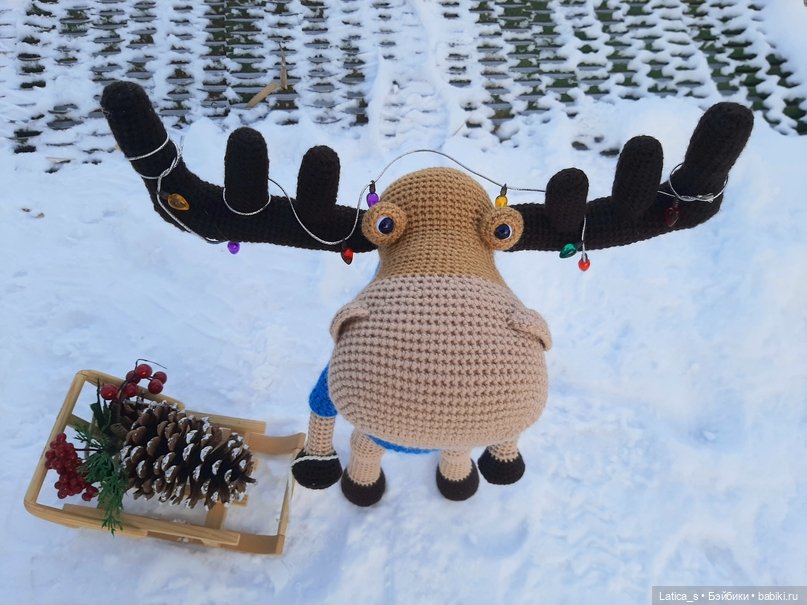 Лось Парфирий — Вязаные игрушки и амигуруми: крючком (фото 7)