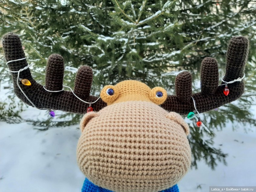 Лось Парфирий — Вязаные игрушки и амигуруми: крючком (фото 8)