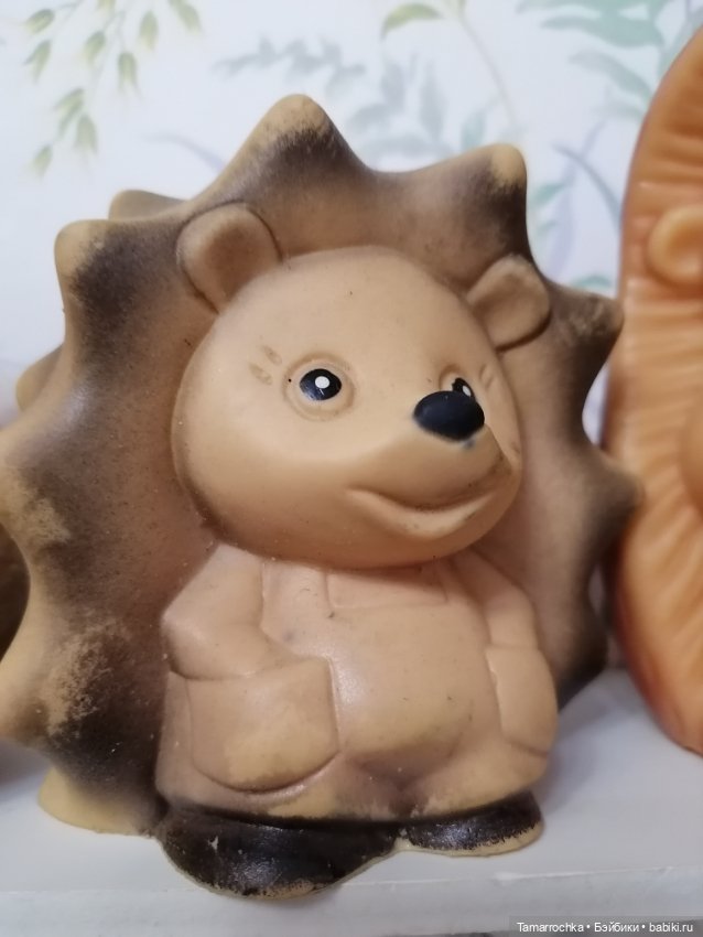 Мои любимые ёжики — Игрушки СССР и советского детства: резиновые (фото 10)