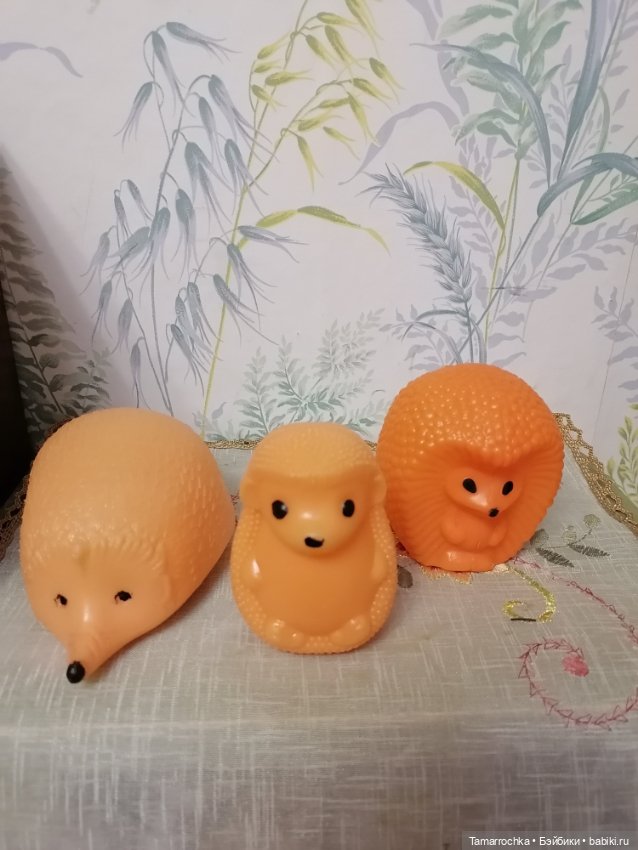 Мои любимые ёжики — Игрушки СССР и советского детства: резиновые (фото 9)