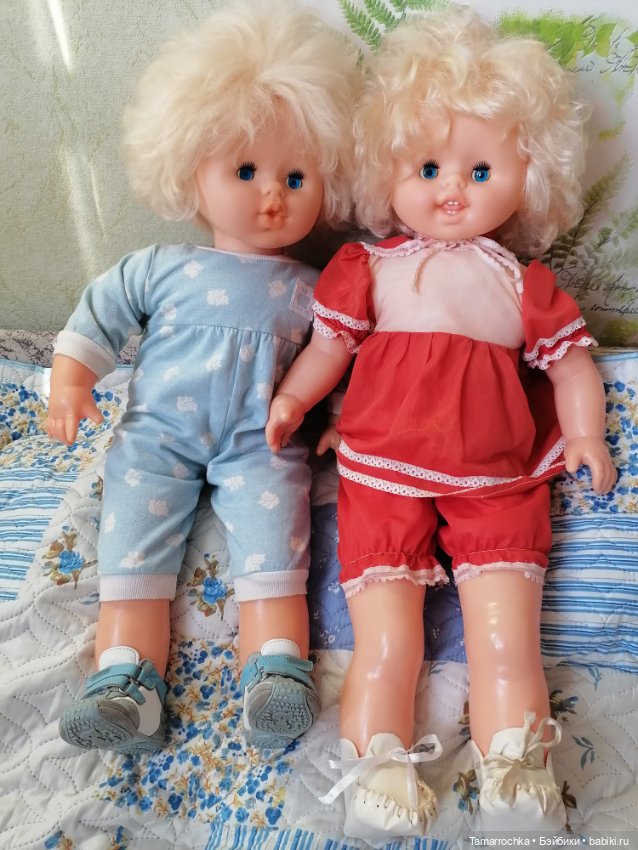 Валя и Серёжа - куклы киевской фабрики Победа