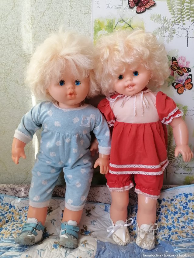 Валя и Серёжа - куклы киевской фабрики Победа (фото 10)