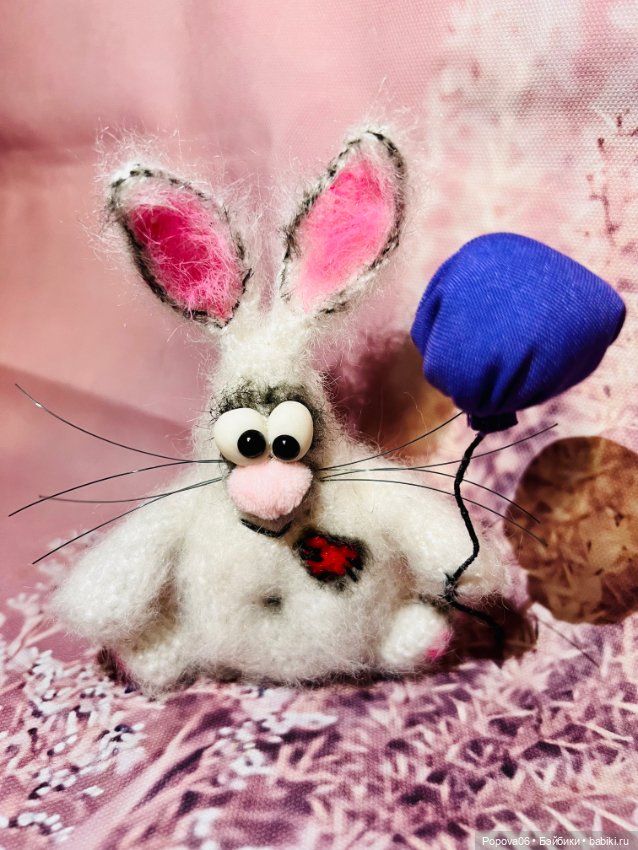 Новогодний зайка🐰 — Авторские игрушки ручной работы: Тедди (фото 4)