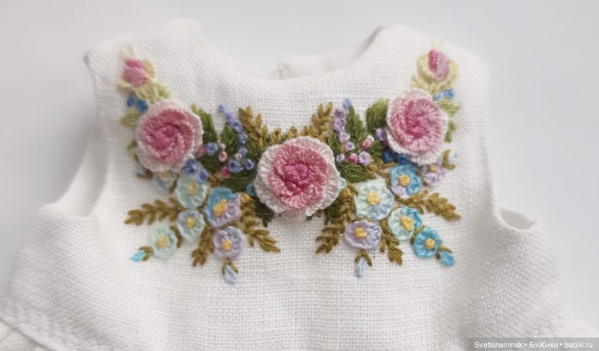 Цветы на снегу — Одежда и обувь для кукол своими руками: фото (фото 8)