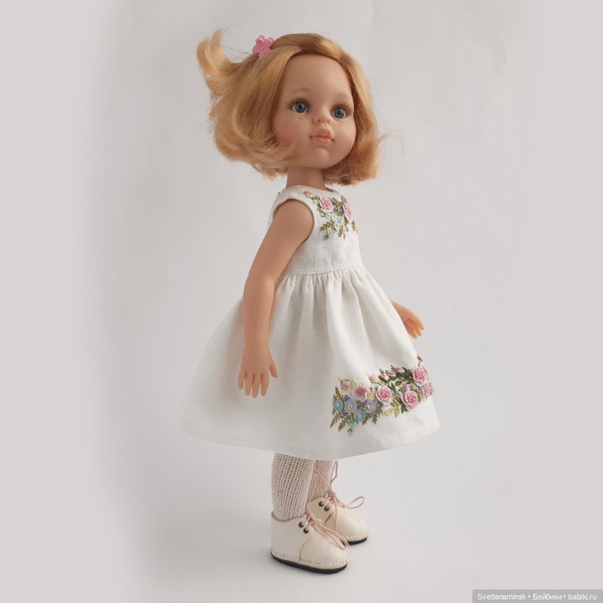 Цветы на снегу — Одежда и обувь для кукол своими руками: фото (фото 4)