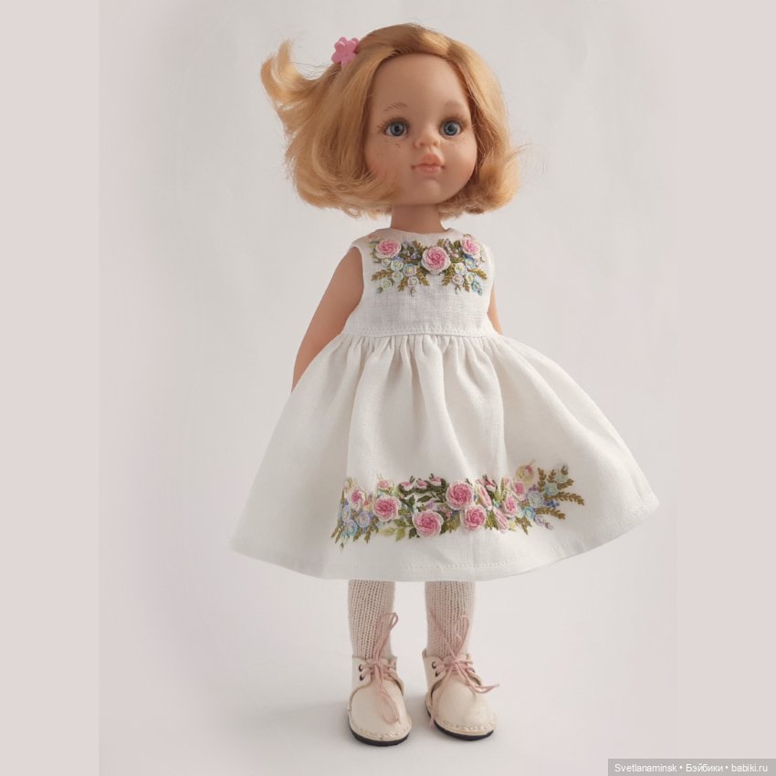 Цветы на снегу — Одежда и обувь для кукол своими руками: фото (фото 3)