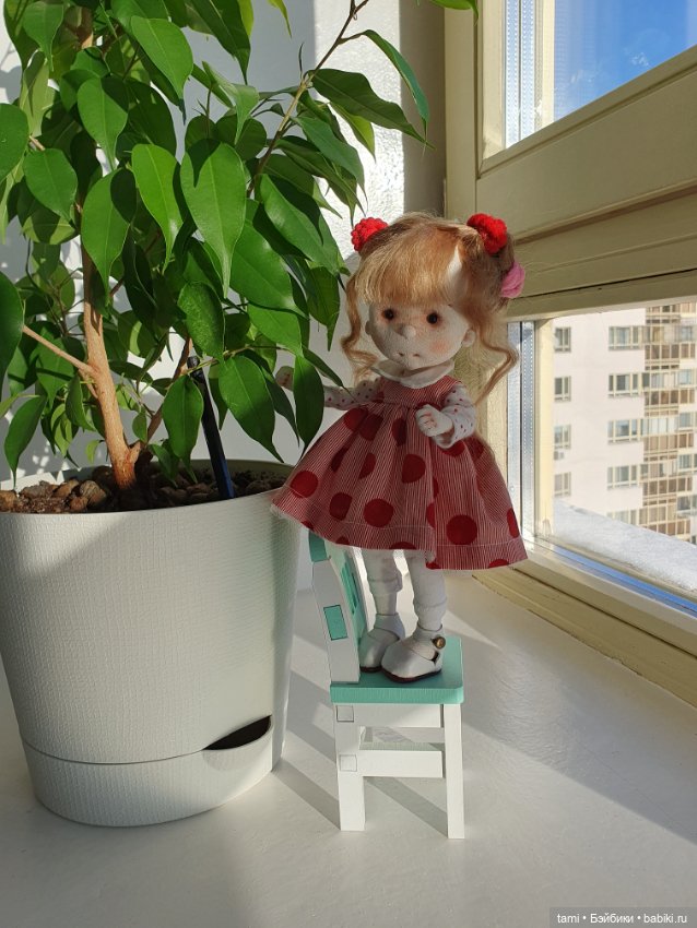 Муся-Маруся и стул — Домашние фото авторских кукол: личные коллекции (фото 5)