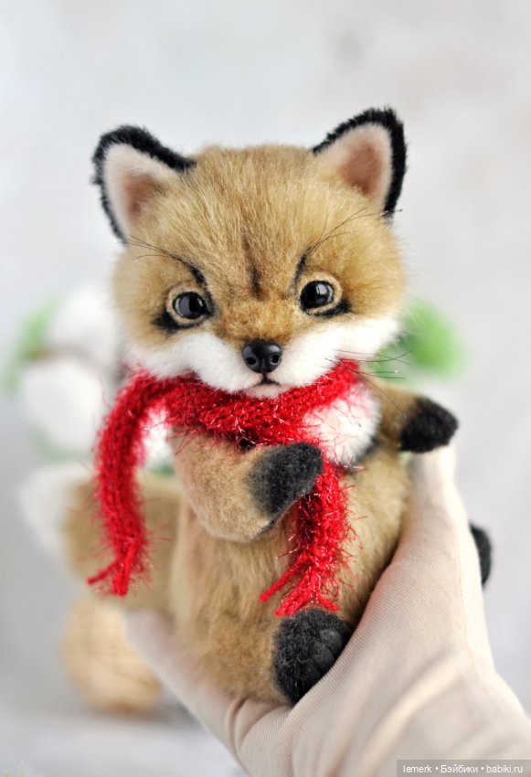 Новогодние тедди друзья лисенок и зайчонок 🦊🐰🎄❄️💫 (фото 6)