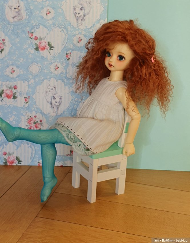 Муся-Маруся и стул — Домашние фото авторских кукол: личные коллекции