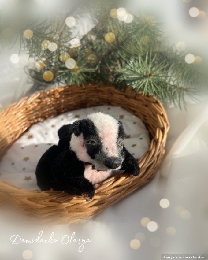 Малыш барсук — Авторские мишки Тедди и друзья: фото (фото 2)