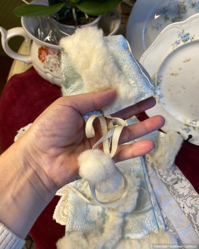 Костюм Снегурочки — Винтажные куклы ГДР (Немки): Бигги (фото 8)