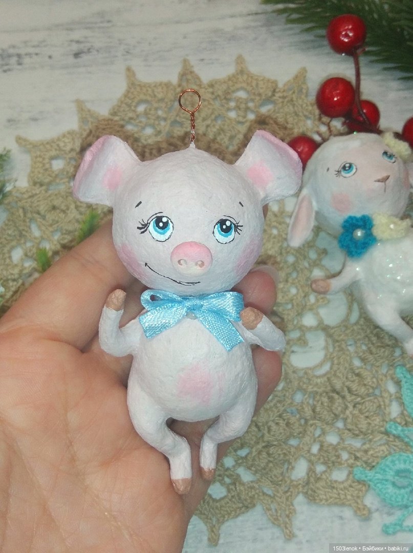 Крошки на ладошке 2 — Лепка авторских игрушек и папье (фото 6)