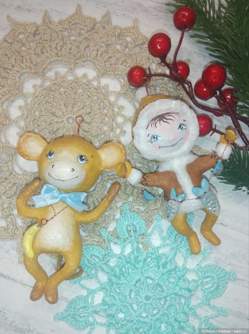 Крошки на ладошке — Лепка авторских игрушек и папье