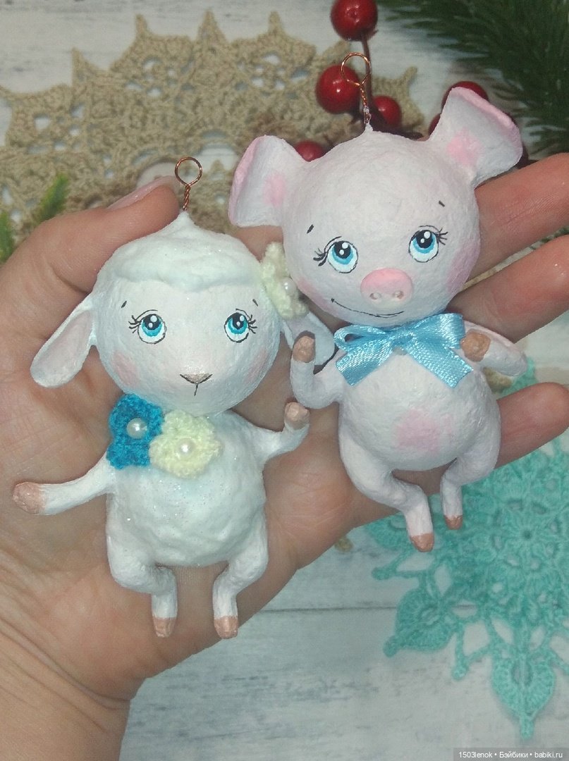 Крошки на ладошке 2 — Лепка авторских игрушек и папье (фото 9)