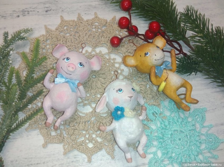 Крошки на ладошке 2 — Лепка авторских игрушек и папье