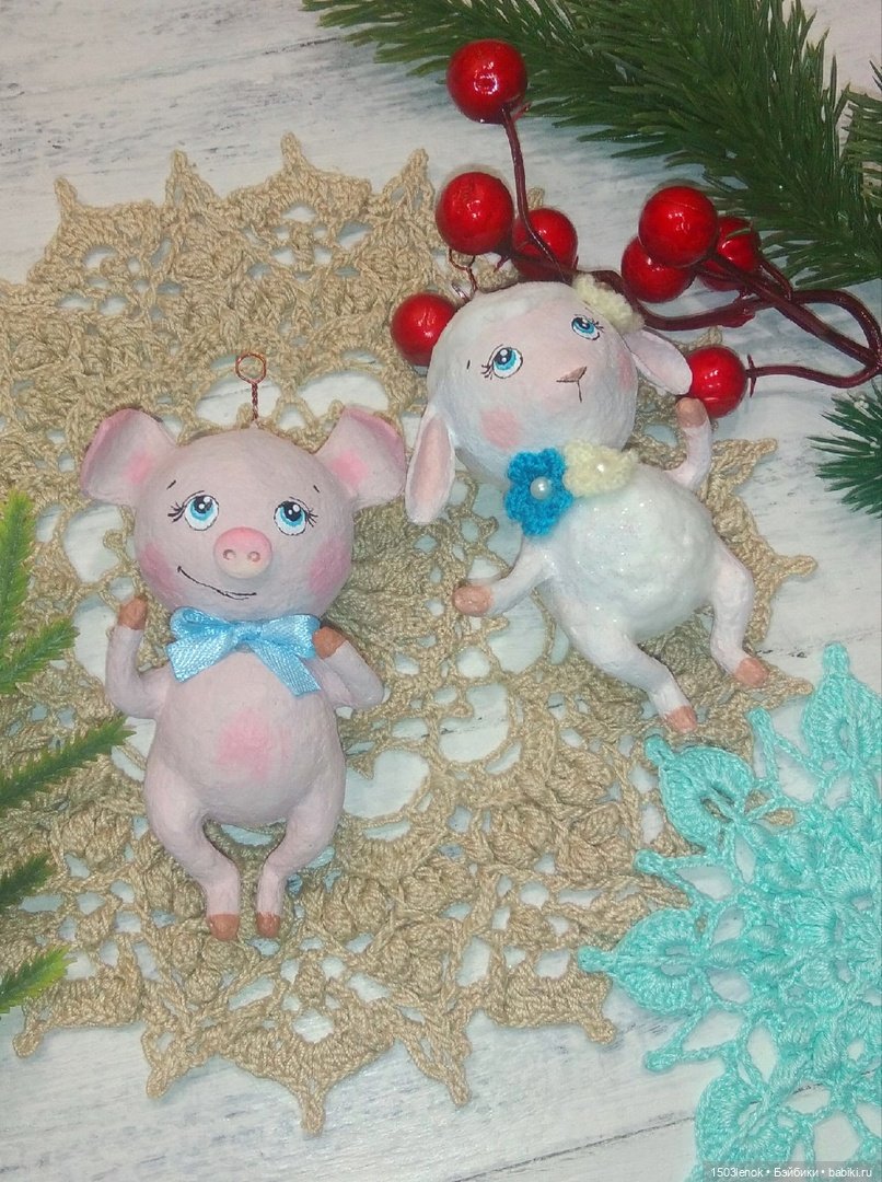 Крошки на ладошке 2 — Лепка авторских игрушек и папье (фото 5)