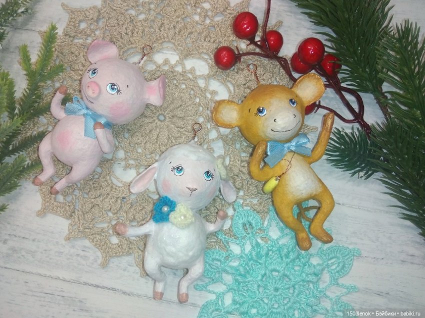 Крошки на ладошке 2 — Лепка авторских игрушек и папье (фото 2)