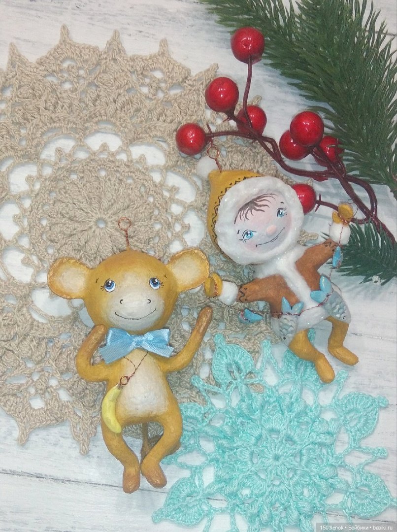 Крошки на ладошке — Лепка авторских игрушек и папье