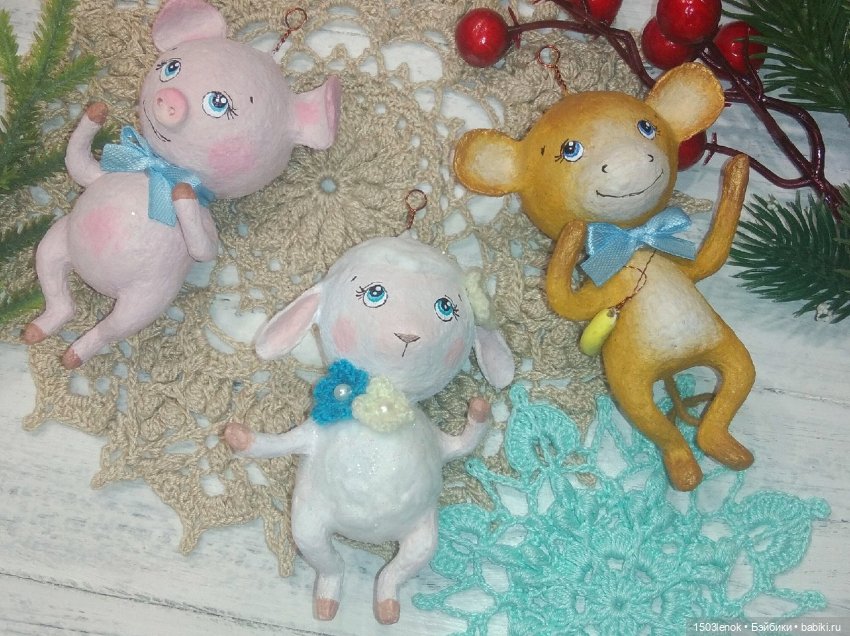 Крошки на ладошке 2 — Лепка авторских игрушек и папье (фото 3)