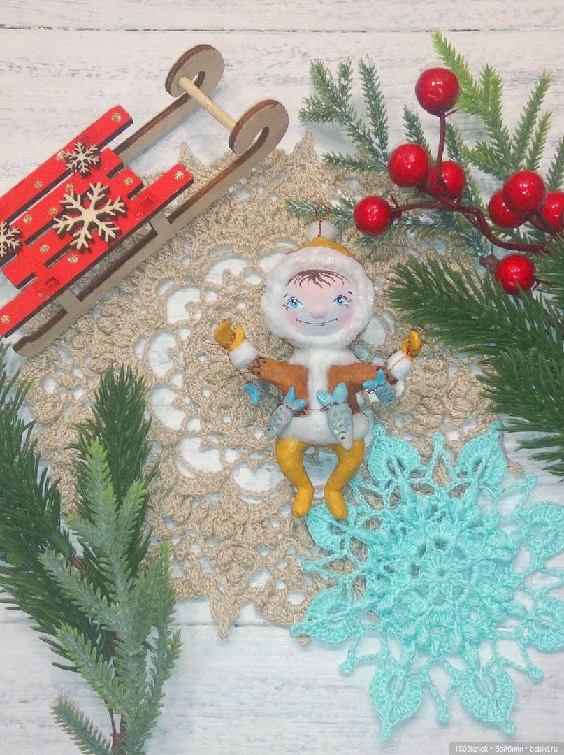 Крошки на ладошке — Лепка авторских игрушек и папье (фото 3)