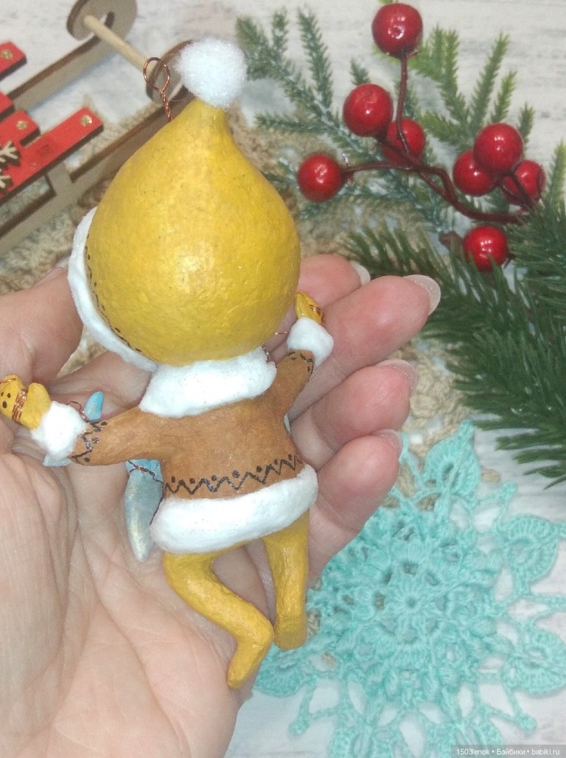 Крошки на ладошке — Лепка авторских игрушек и папье (фото 8)