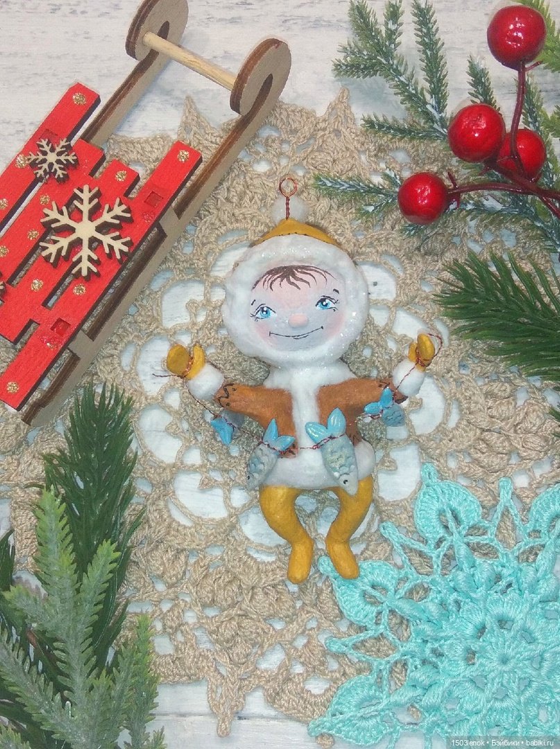 Крошки на ладошке — Лепка авторских игрушек и папье