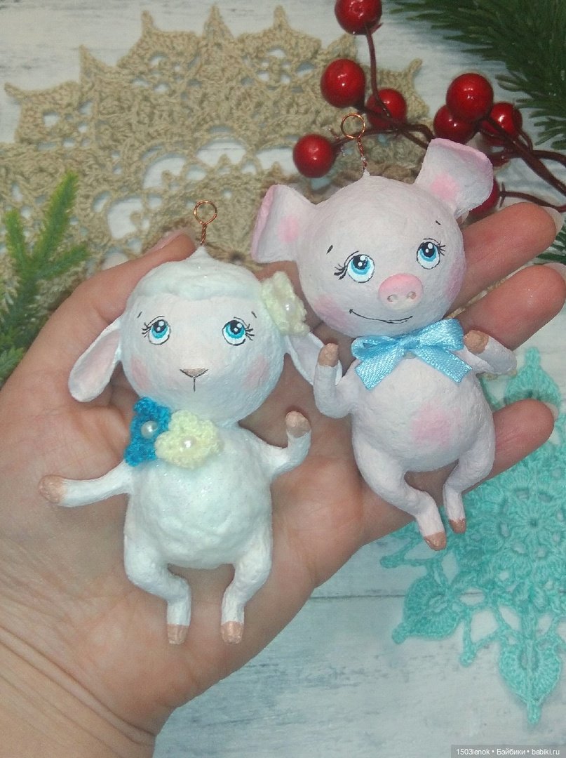 Крошки на ладошке 2 — Лепка авторских игрушек и папье (фото 8)