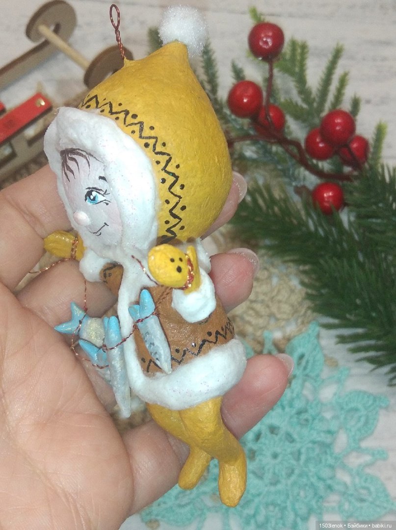 Крошки на ладошке — Лепка авторских игрушек и папье (фото 7)