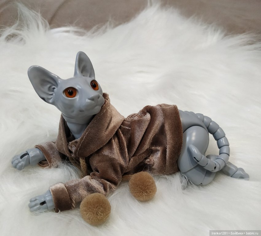 Первый шарнирный кот сфинкс. Часть 2