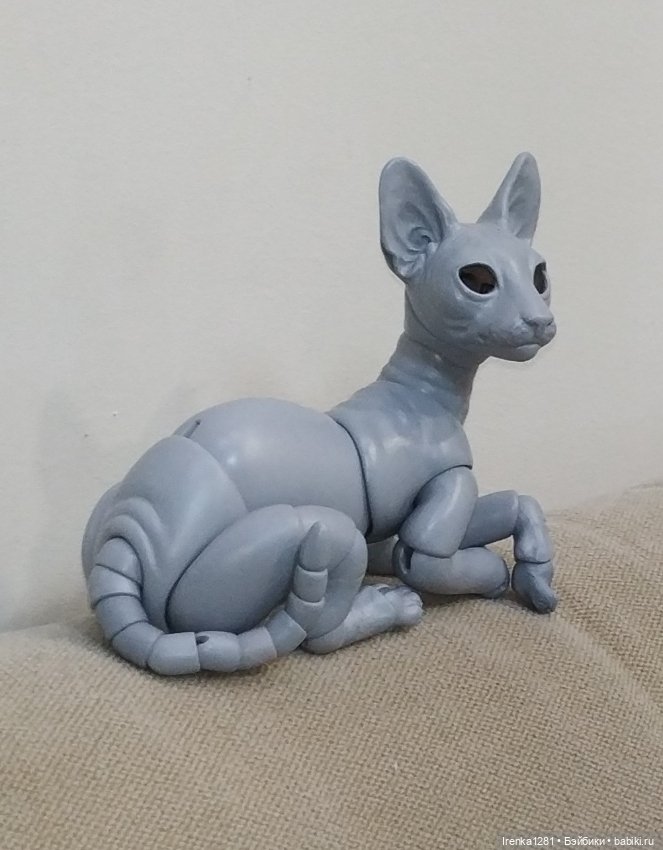 Первый шарнирный кот сфинкс. Часть 2