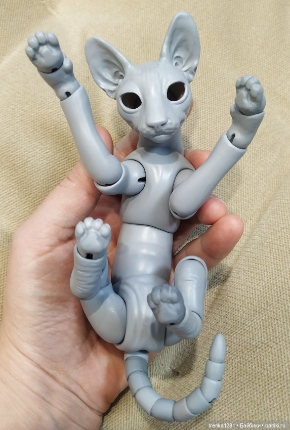 Первый шарнирный кот сфинкс. Часть 2