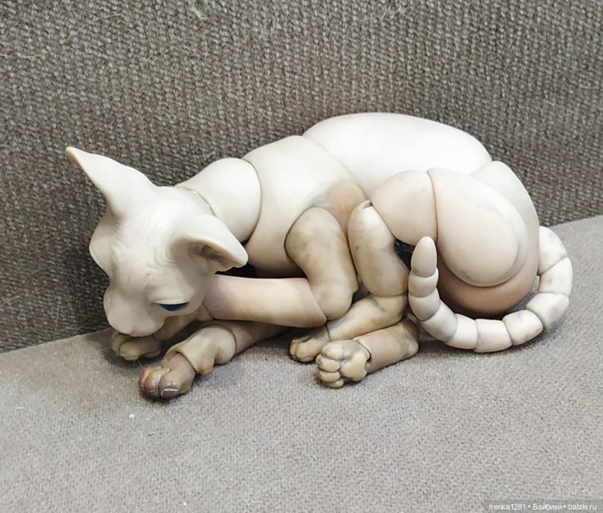 Первый шарнирный кот сфинкс. Часть 2