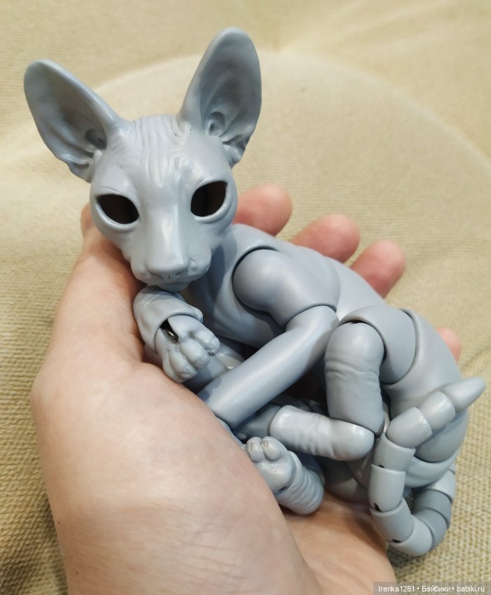 Первый шарнирный кот сфинкс. Часть 2