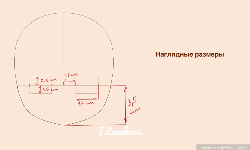 Роспись кукольного личика (фото 5)