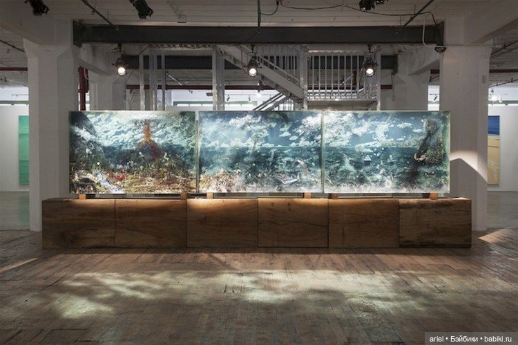 Трёхмерные коллажи Дастина Йеллина (Dustin Yellin) (фото 8)