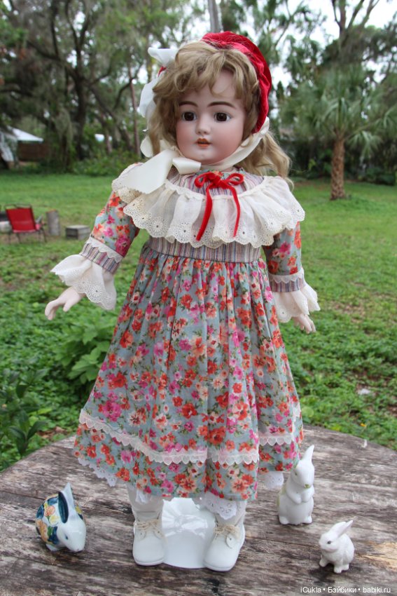 Simon & Halbig 1079-14 1/2 31" нарядили и назвали Машей (фото 4)