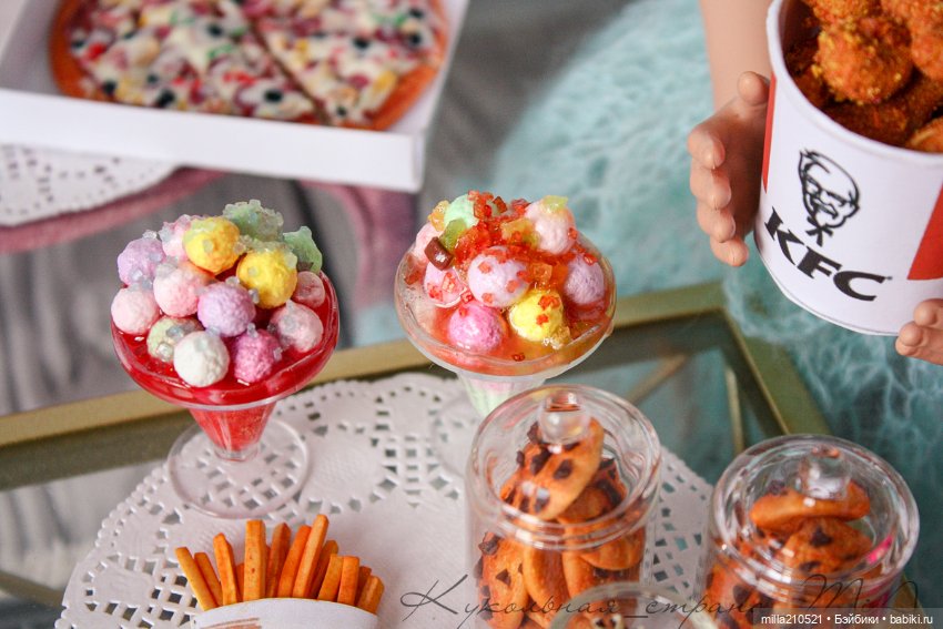 Ура! Каникулы — Кукольная миниатюра своими руками: еда (фото 10)