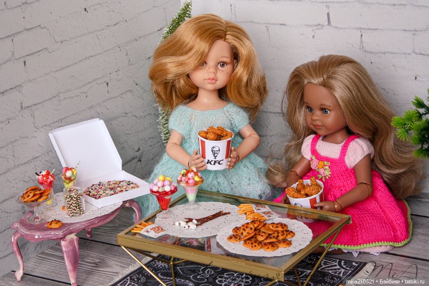 Ура! Каникулы — Кукольная миниатюра своими руками: еда