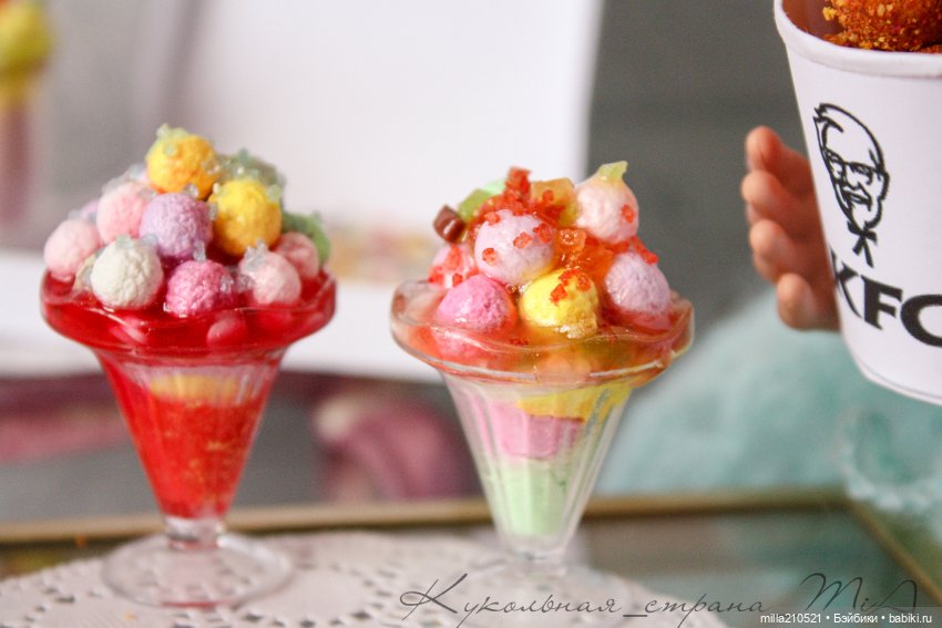 Ура! Каникулы — Кукольная миниатюра своими руками: еда