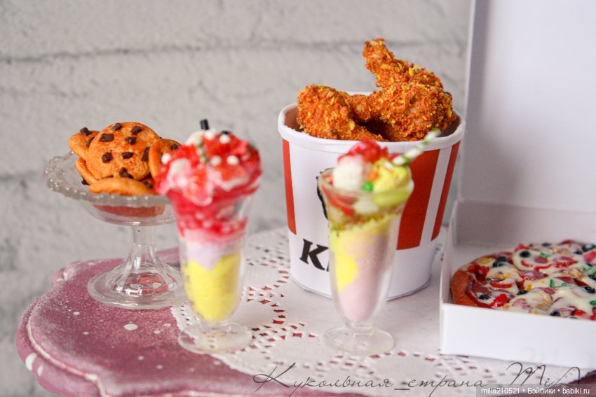 Ура! Каникулы — Кукольная миниатюра своими руками: еда